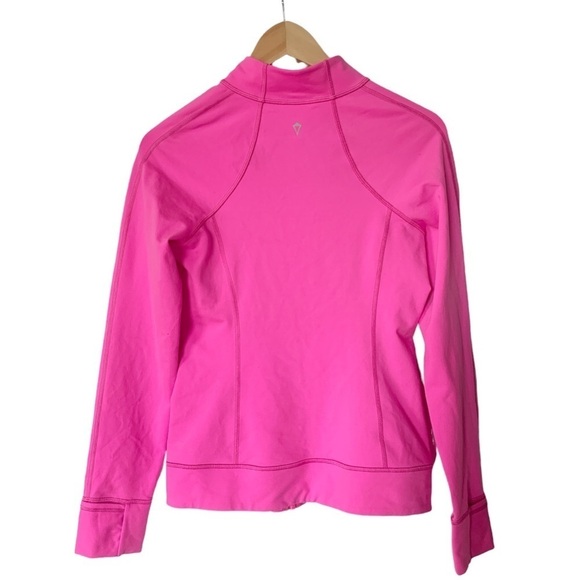 IVIVVA (Girls Lululemon) Perfect Your Practice Hot Pink Barbiecore Zip Up Jacket - Picture 6 of 6